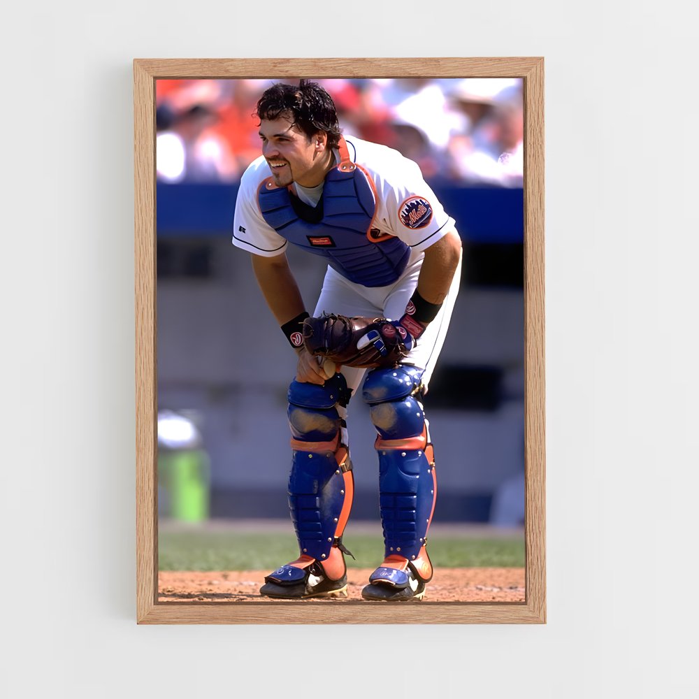 Poster Mike piazza diamond – affiche Baseball (vue 4)